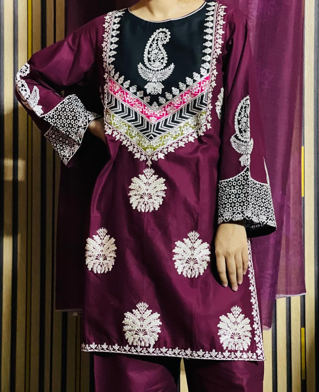 Wine dress